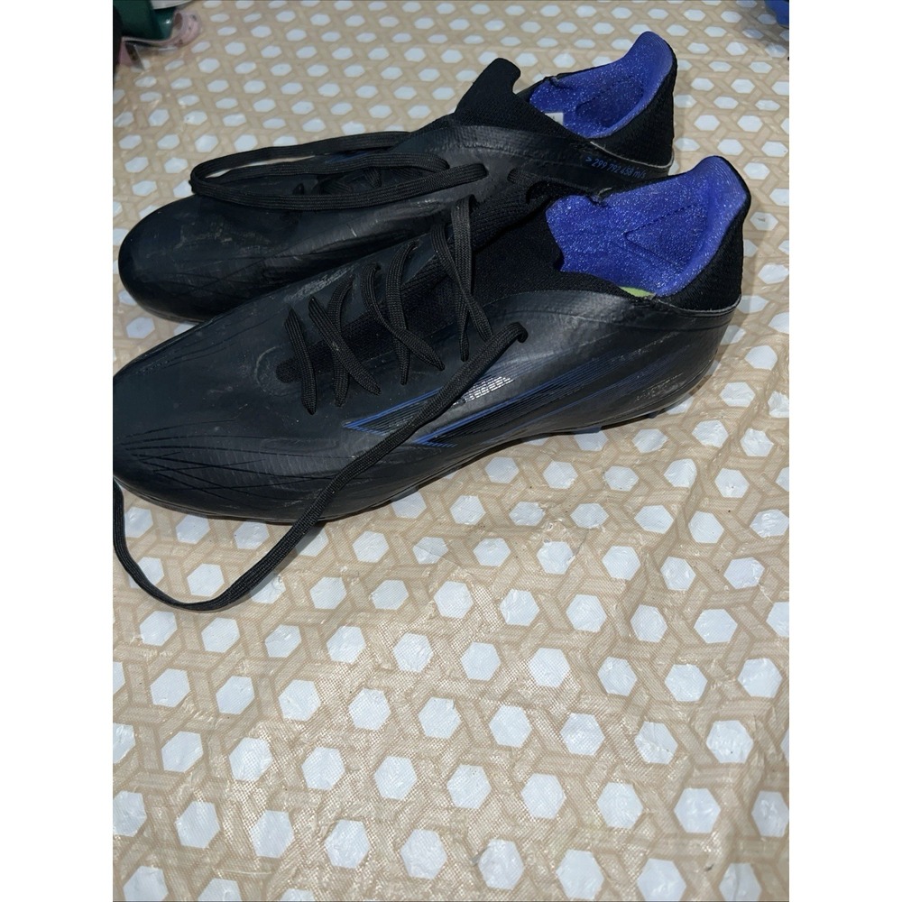 Adidas Soccer Cleats Size‎ 5 Black Blue